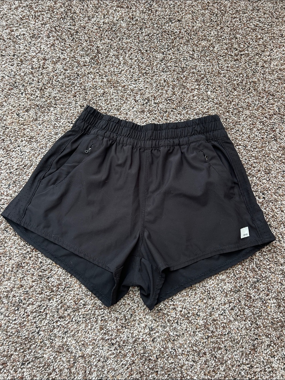 Vuori Black Women's Athletic Shorts